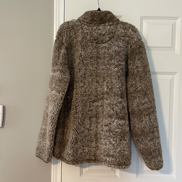 Southern Shirt Company brown/tan Sherpa pull-over - Picture 3 of 3